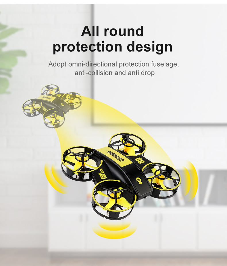 Funsky-RH821-Mini-Drohne-mit-Houmlhenhaltefunktion-und-Modus-ohne-Kopf-Spin-Flug-24G-RC-Quadcopter-R-1825810-4